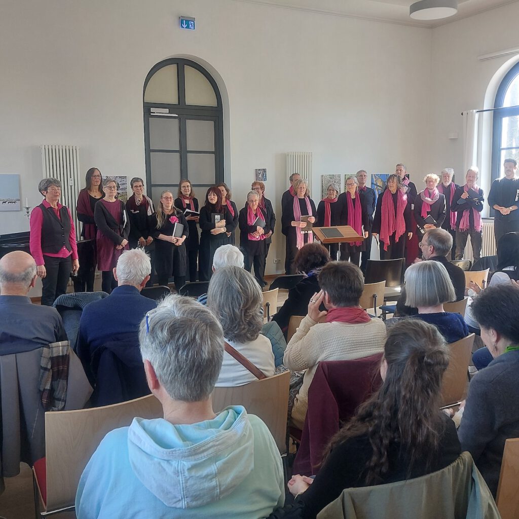Der Kammerchor Wendland singt in Dannenberg The sacred weil von Withacre